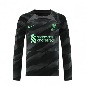 Liverpool Bramkarskie Koszulka Wyjazdowych 2023-24 Długi Rękaw
